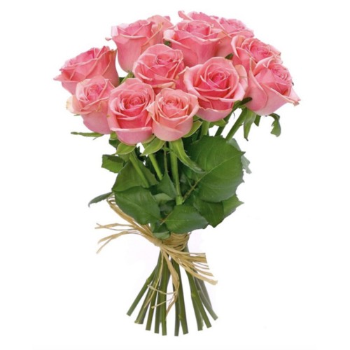 Купить на заказ Букет из 11 розовых роз с доставкой в Есике